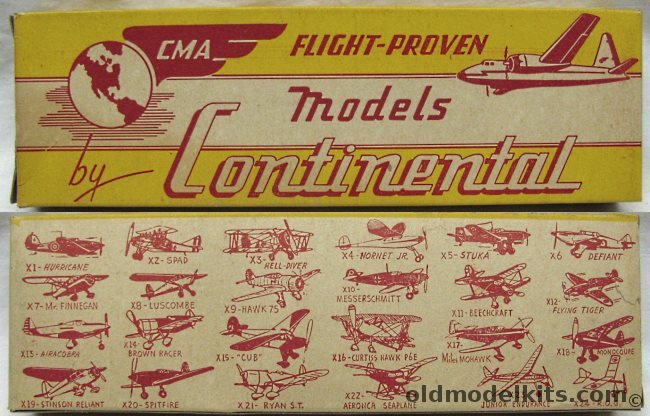 Continental Model Airplane Co Giant ROG (R.O.G.) - Balsa Wood Flying Airplane, X24 plastic model kit